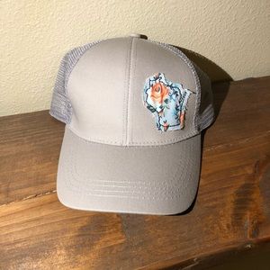 Wisconsin CC Trucker Hat with Ponytail Slit